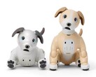 Sony lance le chien robot Aibo Kinako Edition en deux tons, marron clair et blanc (à gauche : Original Ivory White, à droite : Kinako edition) (Source d'image : Sony)