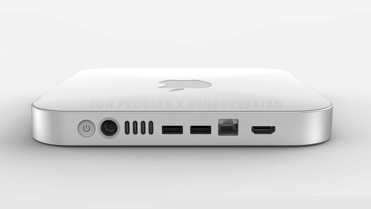 Des images d'avant-projet datant de 2021 montrent la refonte présumée du Mac mini. (Source de l'image : Jon Prosser)