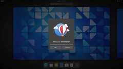 Écran d&#039;accueil de GNOME 47 Beta (Image source : GNOME Discourse)