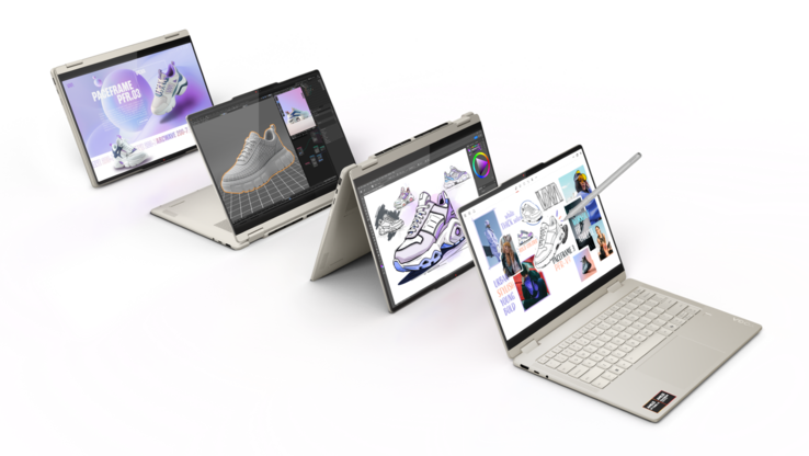 L'ordinateur portable convertible Lenovo Yoga 2-en-1 (14" 10) prend en charge la fonctionnalité multitouch à 10 points (Image source : Lenovo)