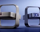 Les projecteurs Elfin Flip 4K (à gauche) et Flip Laser se replient en une unité verticale compacte pour le stockage.