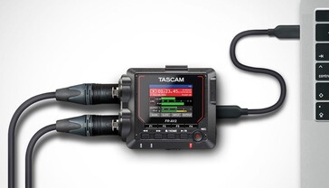 L'enregistreur FR-AV2 peut être utilisé comme interface audio USB 32 bits. (Source de l'image : TASCAM)