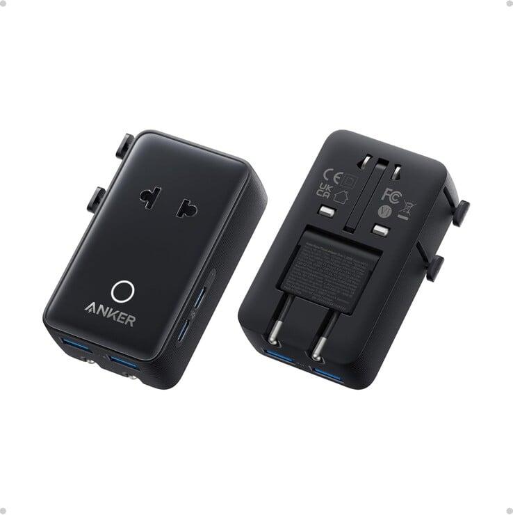 L'adaptateur de voyage Anker Nano (5-en-1, 20W). (Source : Anker)