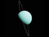 Illustration d'artiste montrant Uranus avec ses anneaux. (Source de l'image : 95C - Pixabay)