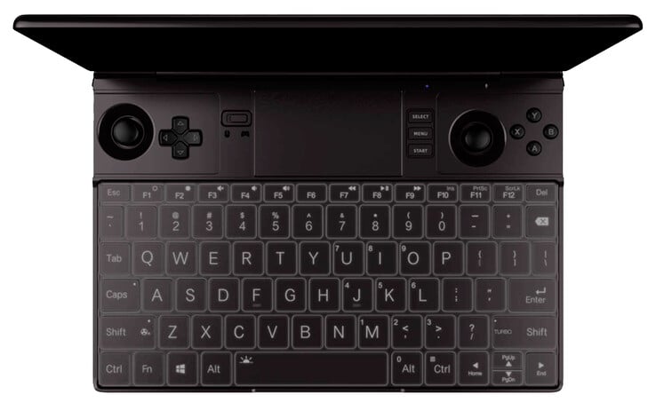 Le Win Max 2 dispose d'un clavier relativement grand pour sa taille. (Source de l'image : GPD)