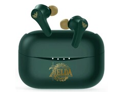 Les écouteurs Nintendo sur le thème de Zelda portent l&#039;artefact de la Triforce gravé sur les oreillettes. (Source de l&#039;image : My Nintendo Store UK)