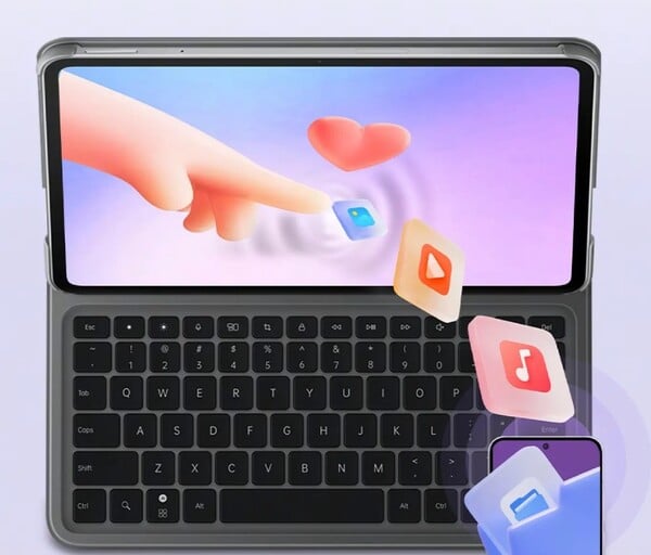 L'Oppo Pad 3 disposera d'un clavier optionnel mais ne sera pas équipé d'un trackpad. (Source de l'image : Oppo)