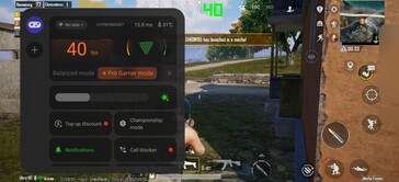 PUBG Mobile : Ultra HDR, 40 fps en moyenne.