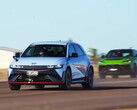 La Hyundai Ioniq 5 N a facilement battu la Lamborghini Urus et les autres voitures à moteur à combustion interne dans les courses de drag and roll de CarExperts. (Source de l'image : CarExpert sur YouTube - capture d'écran)
