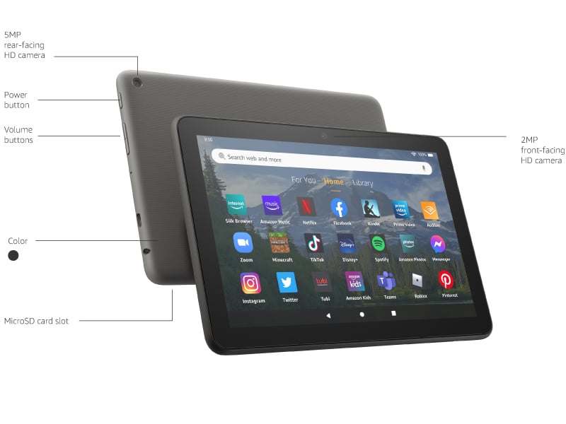 Test  Fire HD 8 (2018) : une tablette à 100 € qui manque de souffle -  Les Numériques